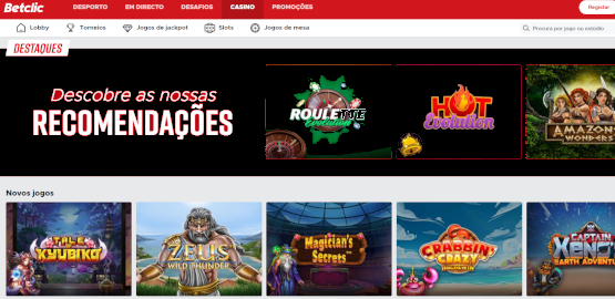 Betclic casino em Portugal