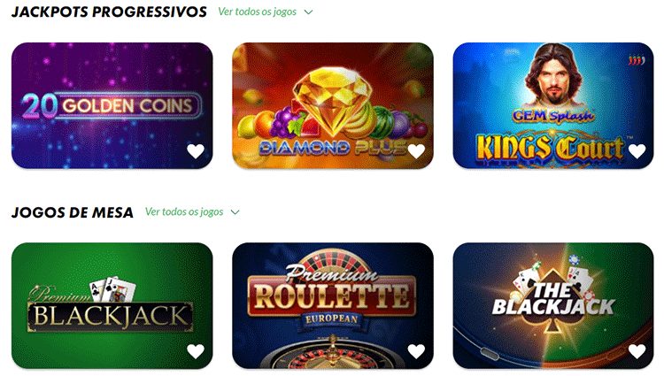 Jogos no casino solverde