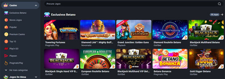 Betano novo casino online em Portugal