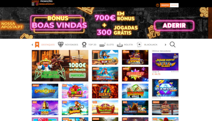 nossa aposta novo casino online Portugal