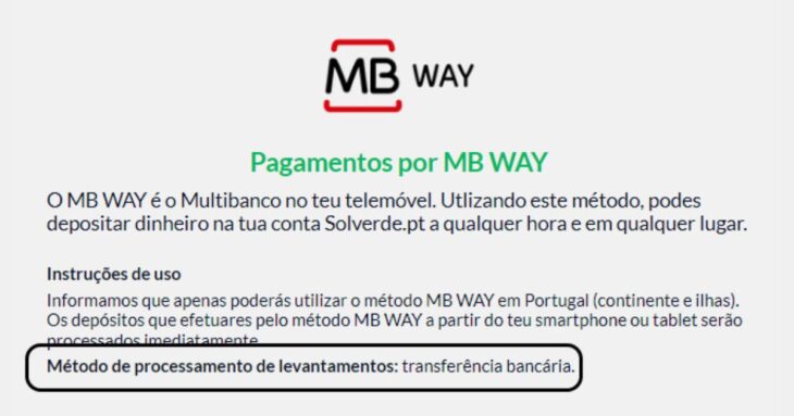 Como resolver os levantamentos com o MB Way
